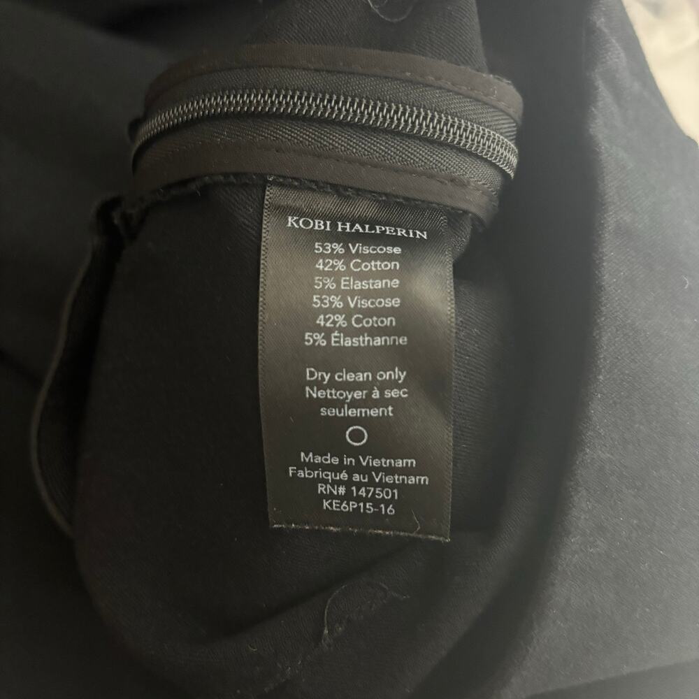 Kobi Halperin High Waist Dress Pants Black Size S - Picture 5 of 5